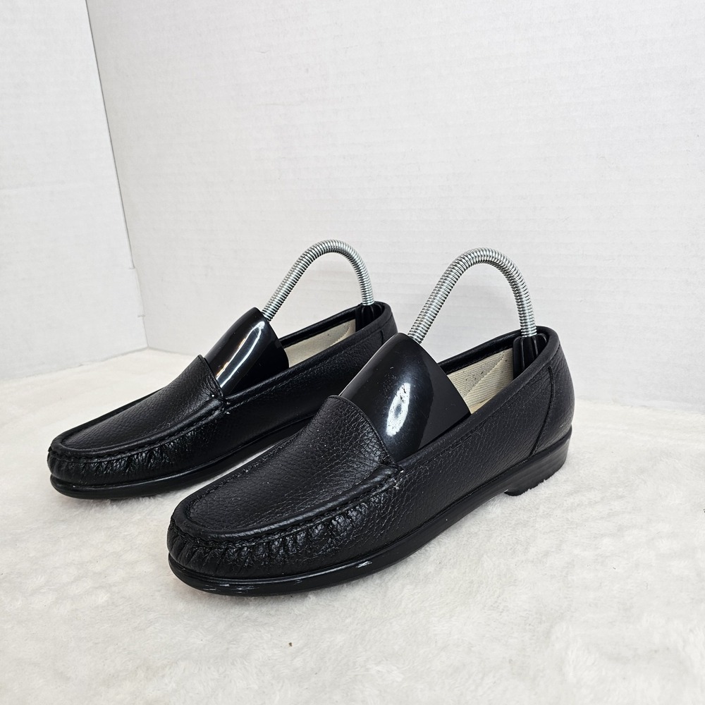 SAS Shoes Womens Size 7N Simplify Loafers Black Tripad Comfort Slip On